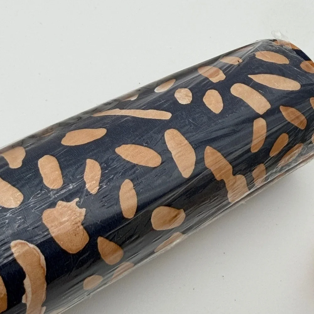 Tempaper Peel and Stick Wallpaper BG15058 Toasted Almond Navy 28 sq ft Roll